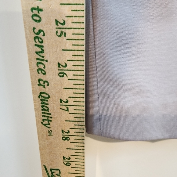 Vince Wool Blend Trouser Pants Tuxedo‎ Stripe Cropped Ankle Pant Grey/Black sz 0 - Picture 10 of 10